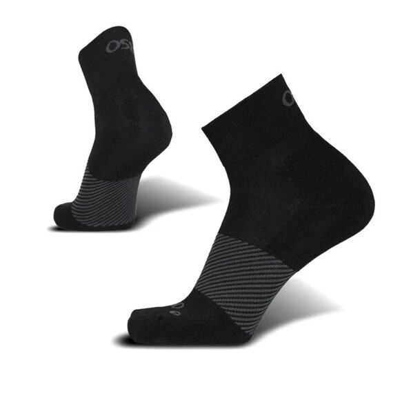 OS1st Wicked Comfort Socks | 1/4 Crew Black Socks - 96447B - Picture 1 of 2
